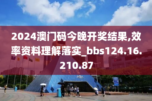 2024澳门码今晚开奖结果,效率资料理解落实_bbs124.16.210.87